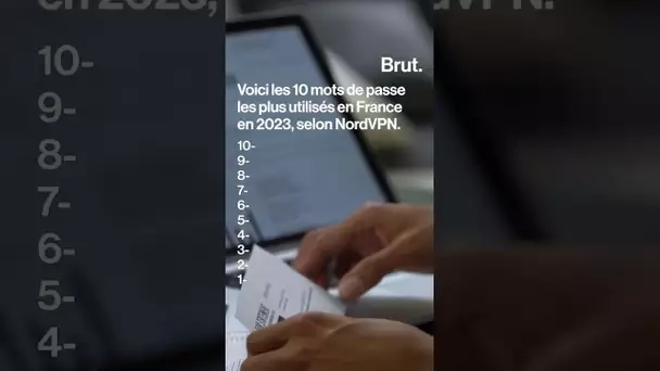 Top 10 des mots de passe les plus utilisés en France