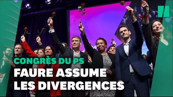 Au Congrès du PS, Faure assume les divergences pour mieux recoller les morceaux