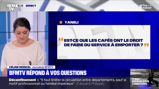 Les cafés ont-ils le droit de faire du service à emporter? BFMTV répond à vos questions