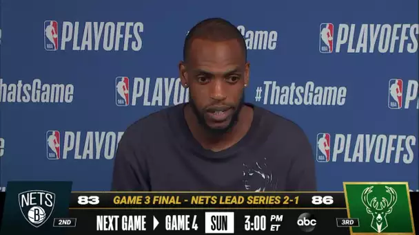 Khris Middleton (35 PTS) Meets With The Media After Game 3 | #NBAPlayoffs