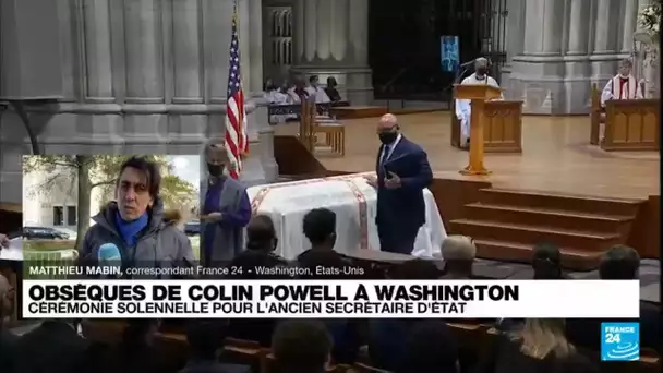 Etats-Unis : obsèques de Colin Powell à Washington • FRANCE 24