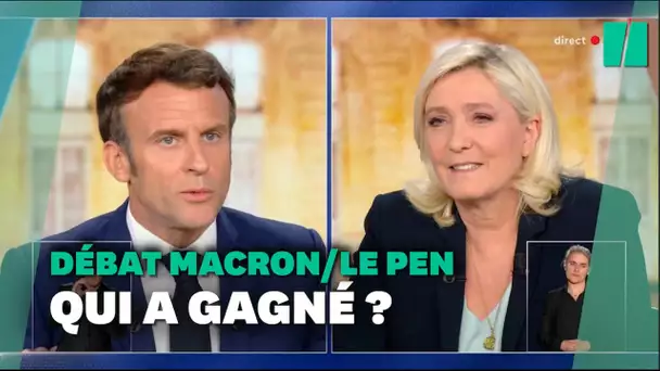 Débat de l'entre-deux-tours: entre Macron et Le Pen, qui a gagné?