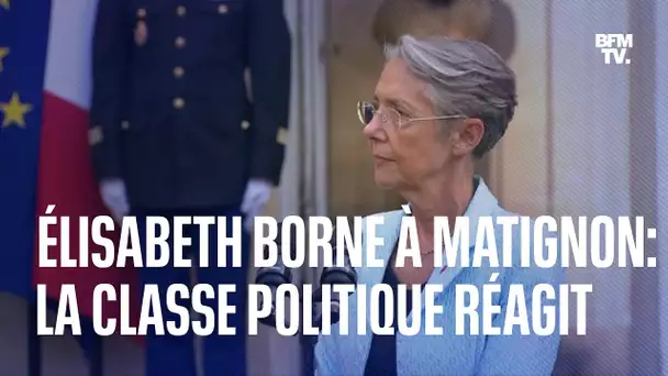 Élisabeth Borne Première ministre: la classe politique réagit