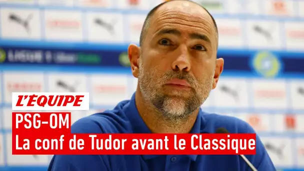 PSG-OM : Igor Tudor "confiant" avant le Classique de Ligue 1