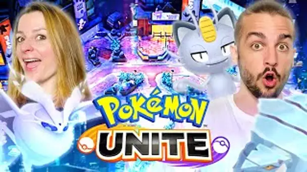 ON JOUE SUR LA NOUVELLE MAP SHRIVE CITY SUR POKEMON UNITE NINTENDO SWITCH !