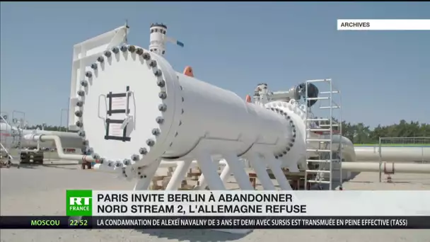 Malgré les appels à l'abandon de la France, Berlin compte toujours sur Nord Stream 2