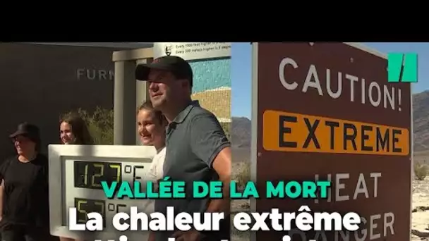 Les températures extrêmes de la Vallée de la Mort sont bien loin de décourager les touristes