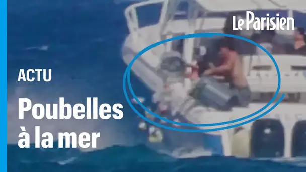 États-Unis : des plaisanciers filmés en train de vider leurs poubelles dans la mer