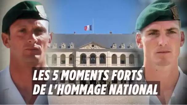 Hommage national : les 5 moments forts de la cérémonie