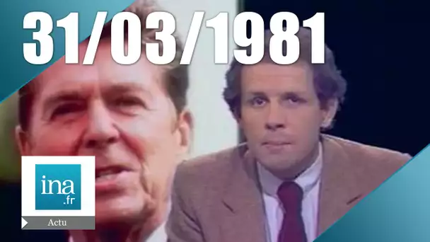 20h Antenne 2 du 31 mars 1981 - Attentat contre Ronald Reagan | Archive INA