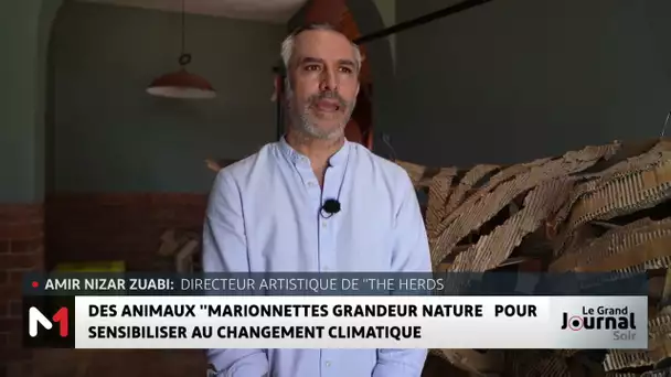 Des animaux marionnettes grandeur nature pour sensibiliser au changement climatique