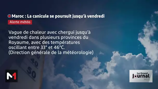 Alerte météo : Vague de chaleur avec chergui et fortes averses orageuses, de mercredi à samedi