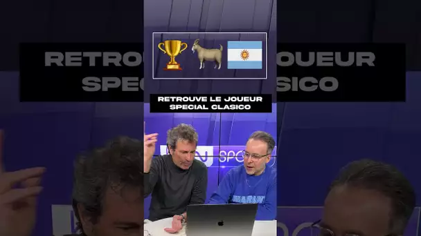 "Retrouve le joueur spécial Clasico" challenge 😂