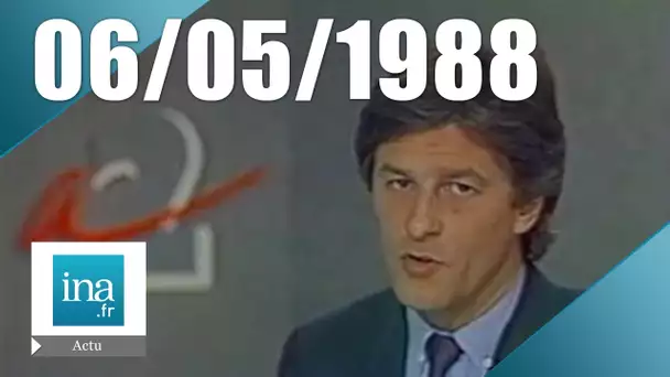 20h Antenne 2 du 06 mai 1988 - Meetings présidentiels | Archive INA