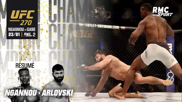 UFC : la victoire impressionnante de Ngannou 🇨🇲 face au vétéran Arlovski #NGANNOUGANERMC