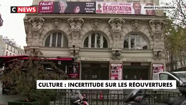 Culture : incertitude sur les réouvertures