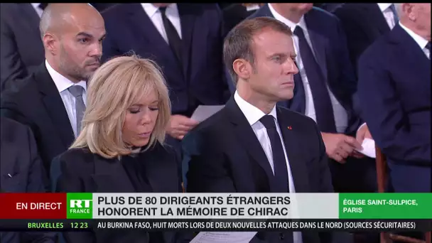 Plus de 80 dirigeants étrangers, dont Vladimir Poutine, honorent la mémoire de Chirac