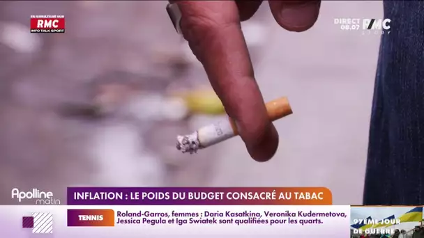 Inflation : le poids du budget consacré au tabac