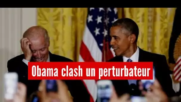 Obama clash un perturbateur