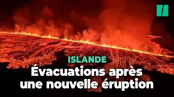 En Islande, les incroyables images de la nouvelle éruption volcanique