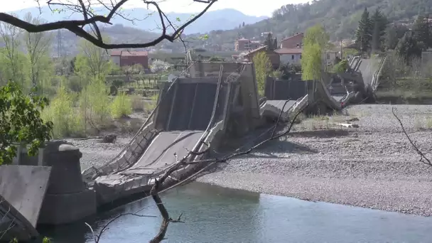 Italie : un pont s’écroule, le drame évité grâce au confinement