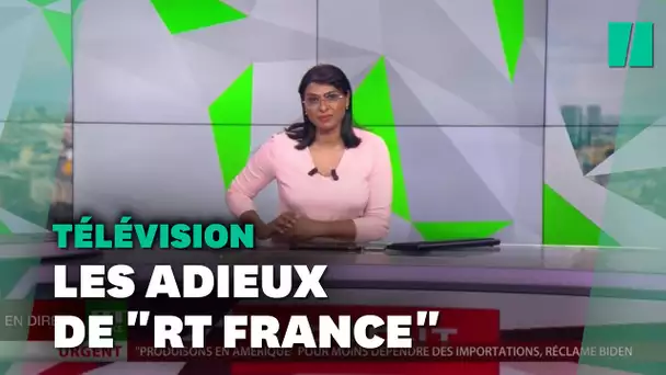 Sur RT France, les adieux d'une présentatrice avant la fermeture de la chaîne