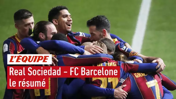 Real Sociedad - FC Barcelone, le résumé (1-1, t.a.b. 2-3) - Foot - Super Coupe d'Espagne