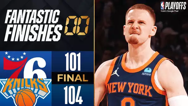 Final 3:49 CRAZY ENDING 76ers at Knicks 👀 | Game 2 | April 22, 2024