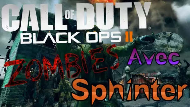 Partie en ligne sur Call of Duty Black Ops 2 - Zombie en live sur Nuketown Zombie avec Sphinter !