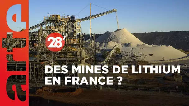 Batteries électriques : faut-il ouvrir des mines de lithium en France ? - 28 Minutes - ARTE