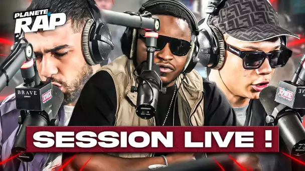 SESSION LIVE avec Landy, Zkr, Favé, Decimo & Diablos ! #PlanèteRap