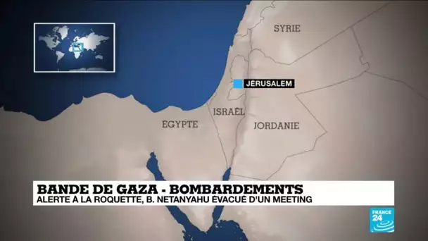 Israël : alerte à la roquette, Benjamin Netanyahu évacué d'un meeting de campagne