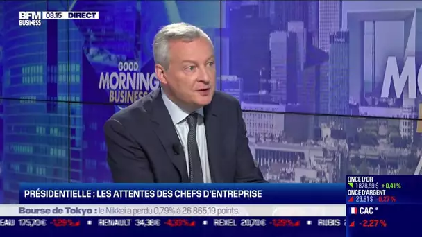 Bruno Le Maire (Ministre) : Présidentielle, les attentes des chefs d'entreprise