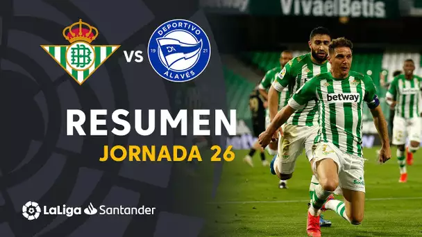 Resumen de Real Betis vs Deportivo Alavés (3-2)