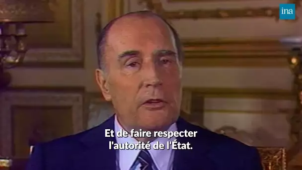 1983 :  "Le devoir des responsables de la République, c'est de frapper !" | Archive INA