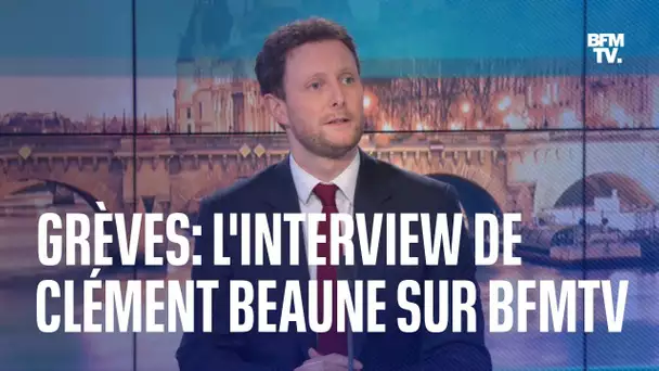 Grèves: l'interview de Clément Beaune sur BFMTV en intégralité