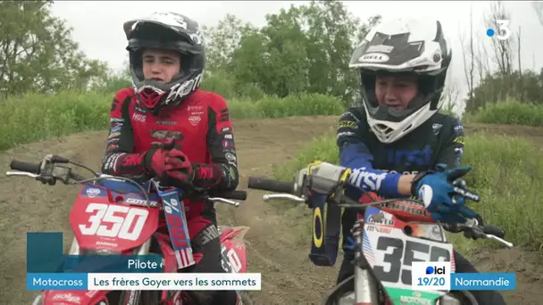 Sleny et Eydan Goyer vers les sommets du motocross