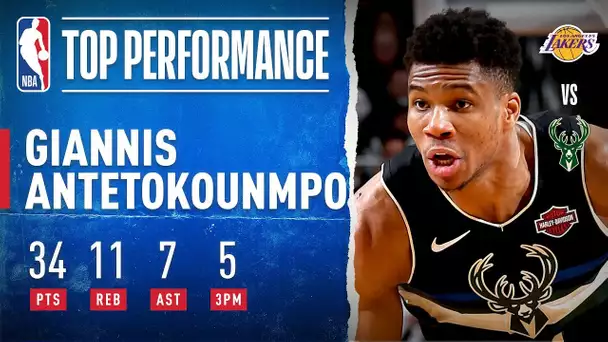 Giannis HEATS UP From Beyond The Arc!