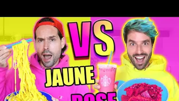 ON MANGE JAUNE VS ROSE PENDANT 24H - HUBY