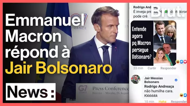 Emmanuel Macron répond à Jair Bolsonaro qui s'est moqué de Brigitte Macron