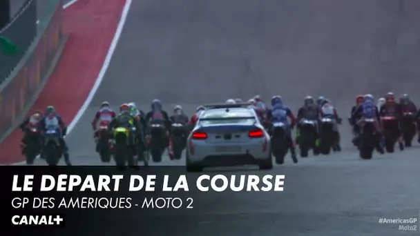 Le départ de la course - Grand Prix des Amériques - Moto 2