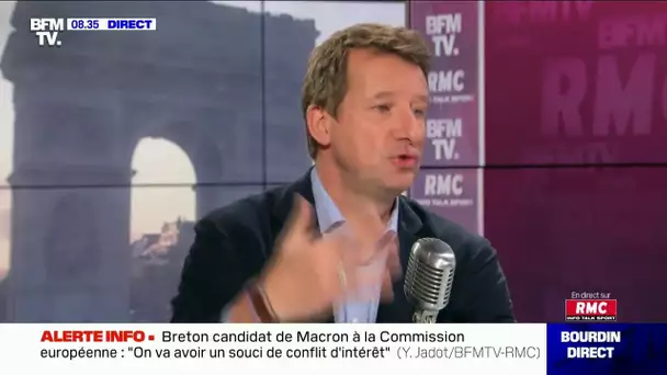 Thierry Breton à l'UE: "On va avoir un souci de conflit d’intérêts" commente Yannick Jadot