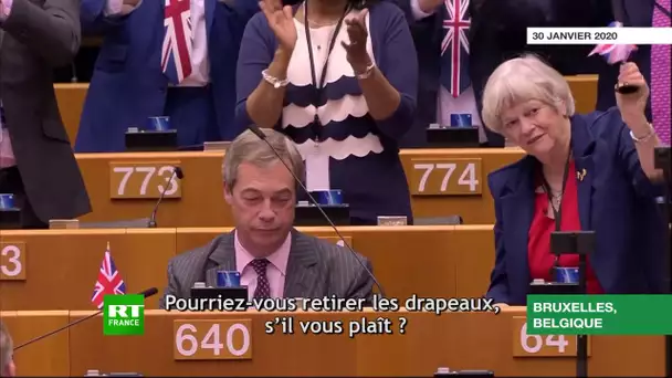 Le «début de la fin du projet» européen ? Farage se paye l'UE dans son dernier discours au Parlement