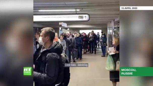 Moscou : longues queues dans le métro après la mise en place de permis numériques