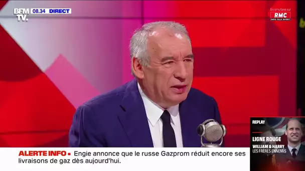 "Nous sommes  face à un contexte que nous n'avons pas connu depuis 40 ans", François Bayrou