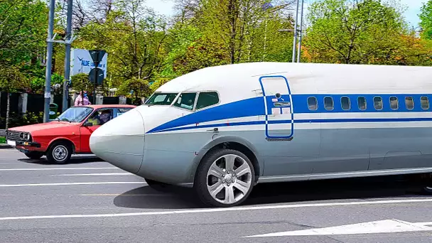 Cet homme a fabriqué la plus grande limousine à partir d’un avion