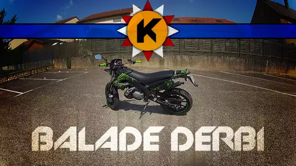 GoPro : Balade en Derbi DRD X-Trem 50cc sur route