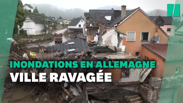 À Schuld en Allemagne, les inondations laissent derrière elles d'immenses dégâts