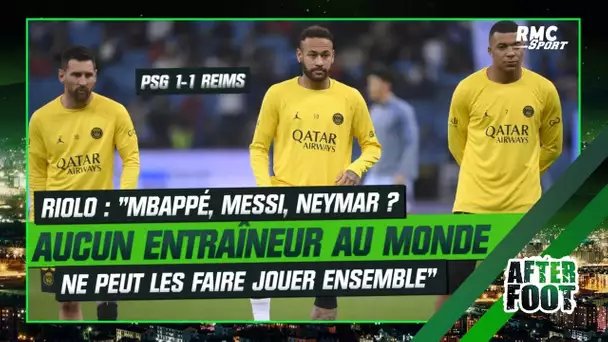 PSG : "Aucun entraîneur au monde ne peut faire jouer Messi, Neymar et Mbappé ensemble", assure Riolo