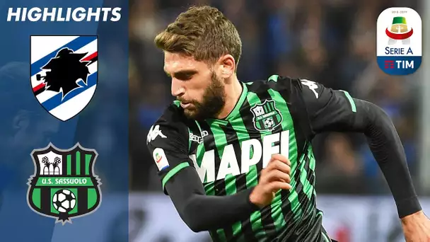 Sampdoria 0-0 Sassuolo | Woodwork Denies Berardi in Marassi Stalemate | Serie A